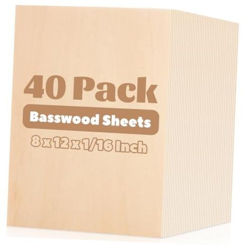 Pack basswood sheets - pack,