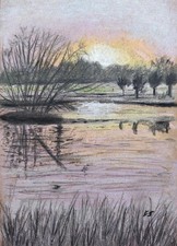 Original Pastel Landscape