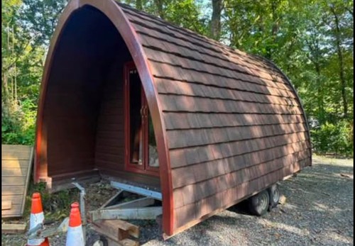 Shepherds hut glamping - shepherds, pod