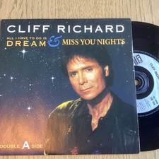 Cliff Richard Phil Everly All I Have To Do Is Dream Near Mint 7” Vinyl Single