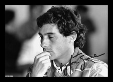 Ayrton Senna Autograph Signed