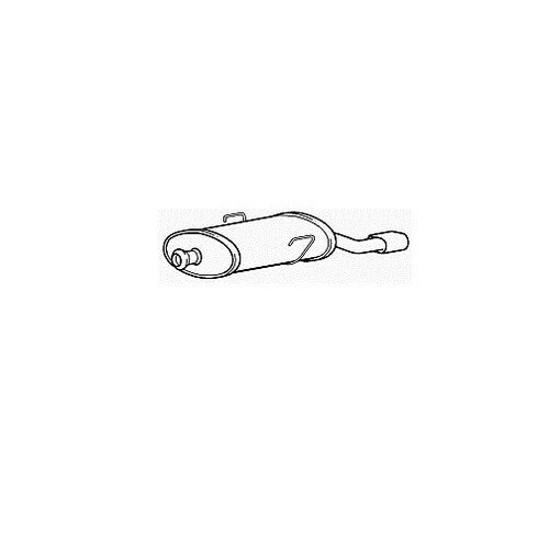 Excn6024 exhaust rear - rear, box
