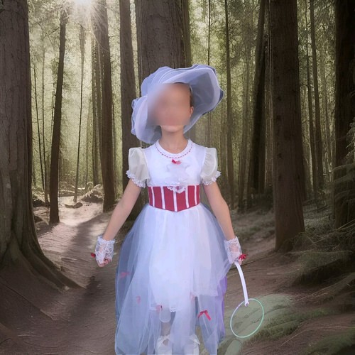 Mary poppins hand made dress - hand,