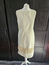 Sportmax Beige Cotton Shift  Dress Size 10 Midi 