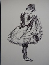 Pen & ink drawing after Henri