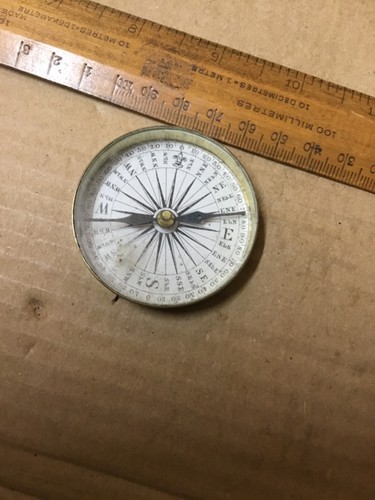 Antique brass pocket - antique,