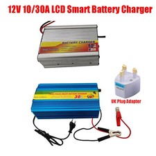 12V 10/30A LCD Smart Battery
