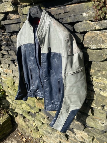 Bmw leather jacket retro - leather, xl
