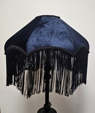 M&S Fringed Velvet Shade in