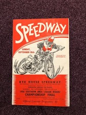 Speedway programme rye house - programme,