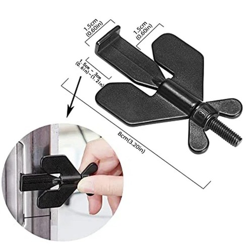 Portable door lock hardware - door,