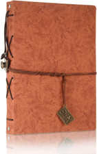 Orange Scrapbook Leather Photo