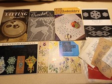Crochet embroidery tatting - embroidery,