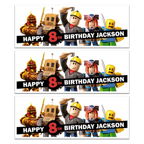 Personalised roblocks happy - personalised,