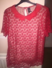 Gok Wan Size 10 Red Lace