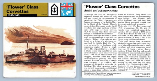Flower class corvettes - corvettes,