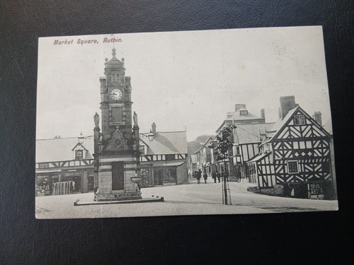 Market square ruthin - market, square,