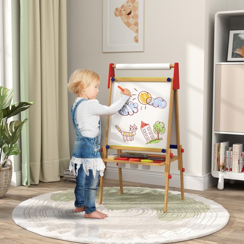 Kids easel with - with, paper