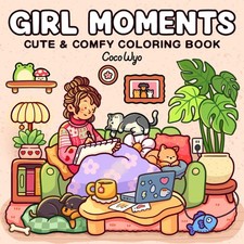 Girl Moments: Coloring Book