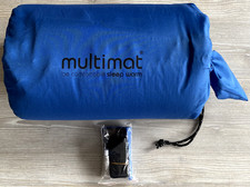 Brand-New Multimat Sleep Warm Sleeping Bag With Repair Kit Blue 685g