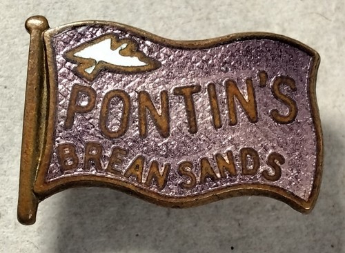 Pontins brean sands enamel pin - brean,