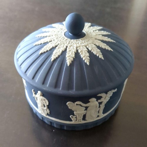 Wedgwood jasper sugar pot - jasper,
