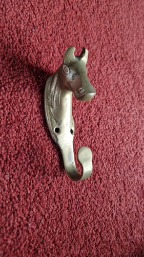 Vintage brass horse - brass, coat