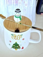 Snow Man and Christmas tree