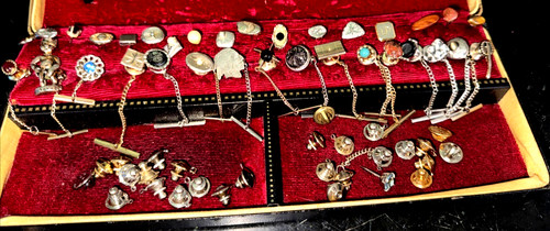 Vtg 1940 tie tacks - 1940's,