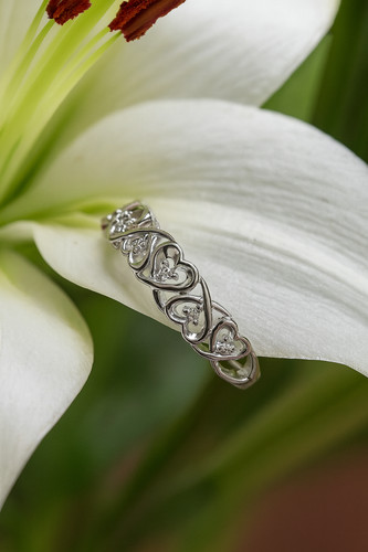 Natural diamond twist eternity - natural,