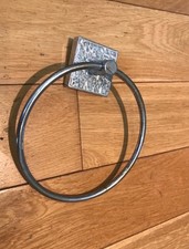 Vintage Chrome Towel Holder
