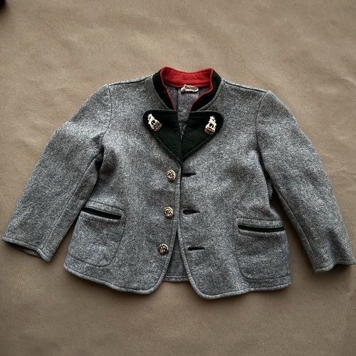 Bavarian trachten wool jacket - bavarian,