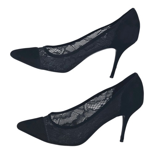 Sandro lace point kitten heels - sandro,