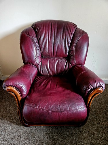Genuine oxblood leather - genuine,