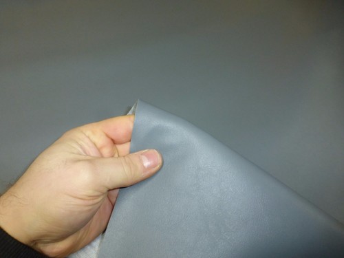 Grey faux leather - faux, vinyl