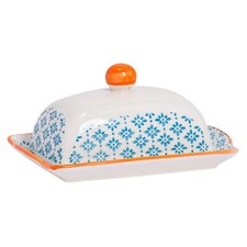 Patterned Kitchen Butter Dish
