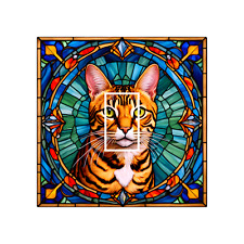 Bengal Cat Kitten Stained