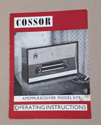 Cossor radio receiver - radio, am/fm