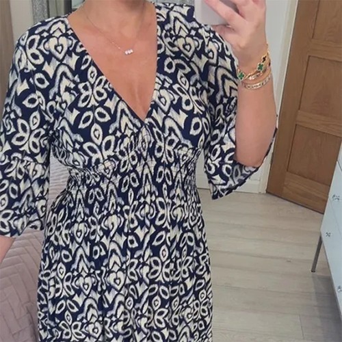 Ladies summer floral neck - summer,