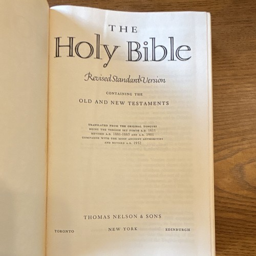 The holy bible revised - the,