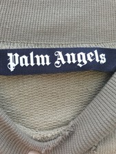 Palm Angels Logo Crew Neck Military Green