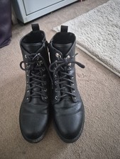 Peacocks Black Faux Leather