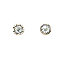 Swarovski Gold Stud Earrings