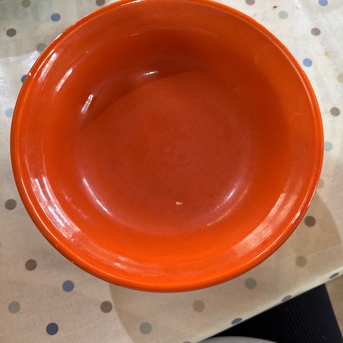 Vintage orange glass - orange,
