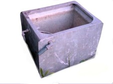 Vintage galvanised water - galvanised, tank