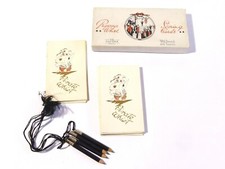 Antique Progressive Whist Scoring Cards with Pencils & Tassels Glydax