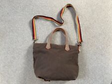 WOMENS PETER KAISER BROWN SUEDE CROSSBODY HANDBAG ZIP BAG SHOULDER STRAP ZZ