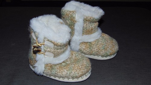 Pram booties pull on - m&s,