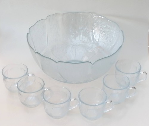 Arcoroc fleur punch bowl - bowl, set