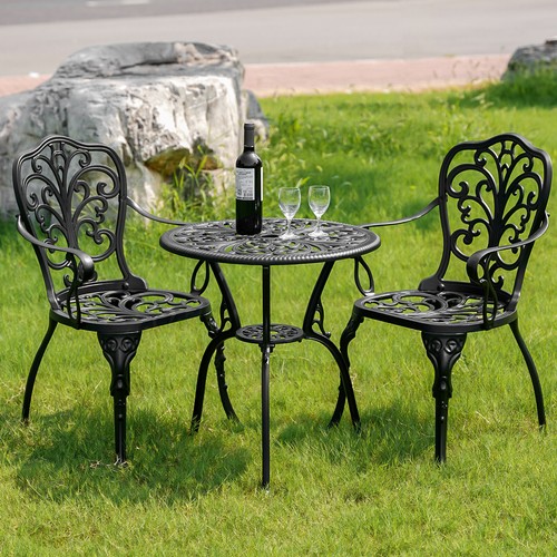 Cast aluminum piece bistro - 3,